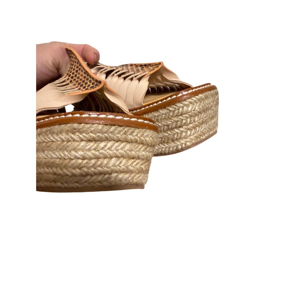 Ulla Johnson Valencia Twisted Espadrille Platform Sandals Sz. 39 (US 8.5) - Picture 5 of 9